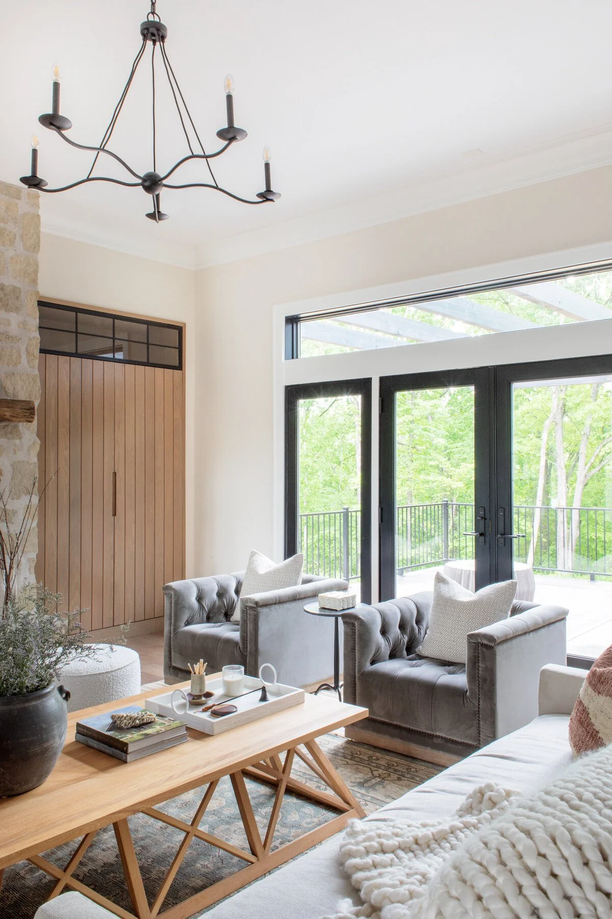 Creating a Conversation Space How to Mix and Match Accent Chairs and