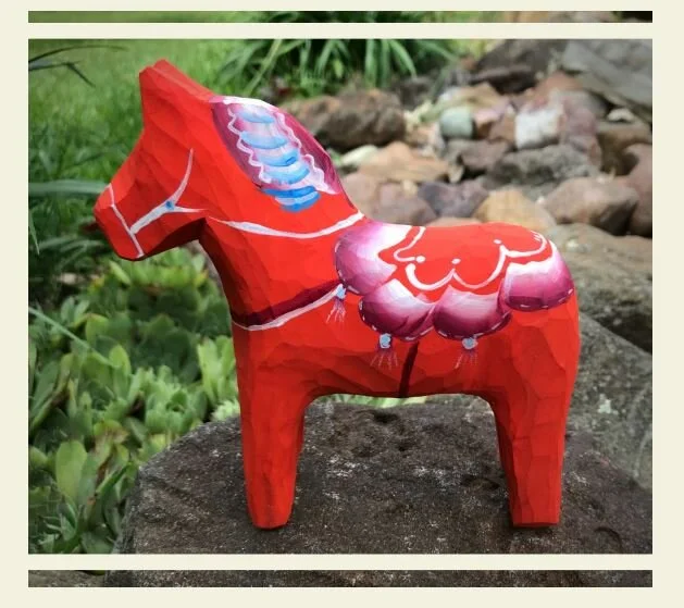 Traditional Swedish Dala Horse Painting Class-Limit 12 students