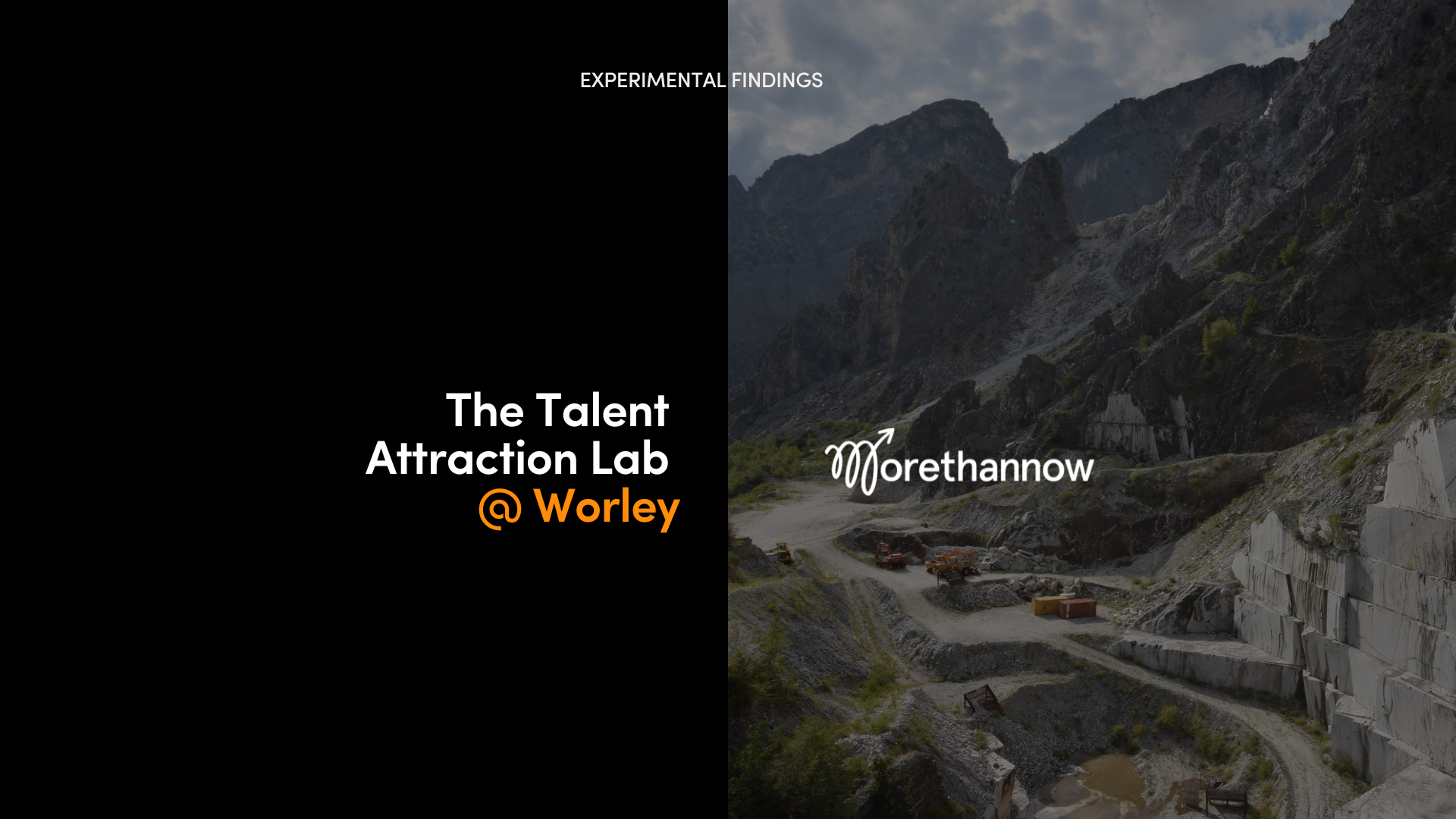 The Talent Attraction Lab - Three Experiments at Worley