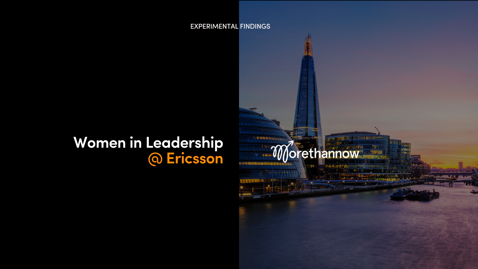 Women in Leadership - An experiment at Ericsson 