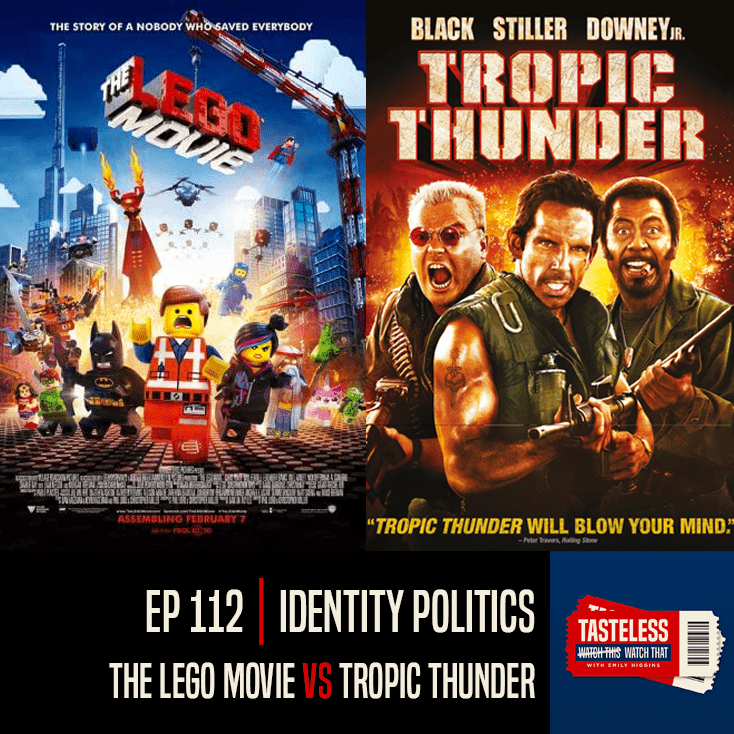 Identity Politics: The Lego Movie vs Tropic Thunder — Movie Podcast |  Tasteless