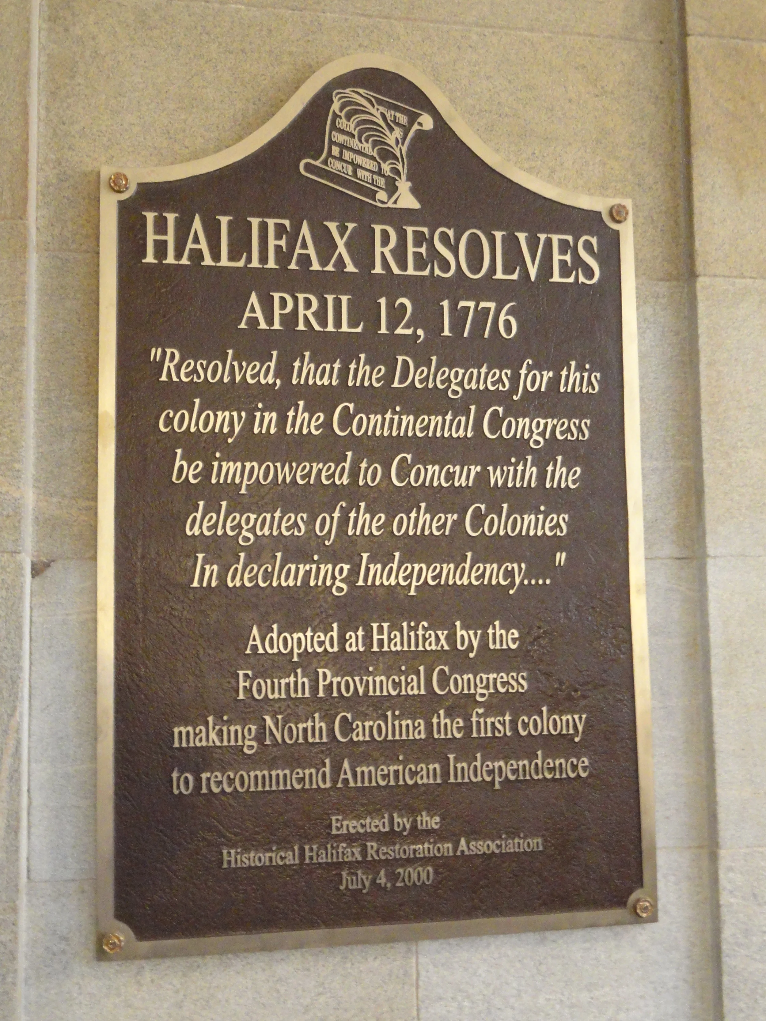 The Halifax Resolves