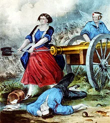 Margaret Cochran Corbin in the Battle of Fort Washington