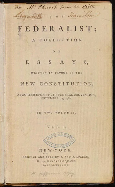 Federalist #12 - Alexander Hamilton - Federalist Fridays