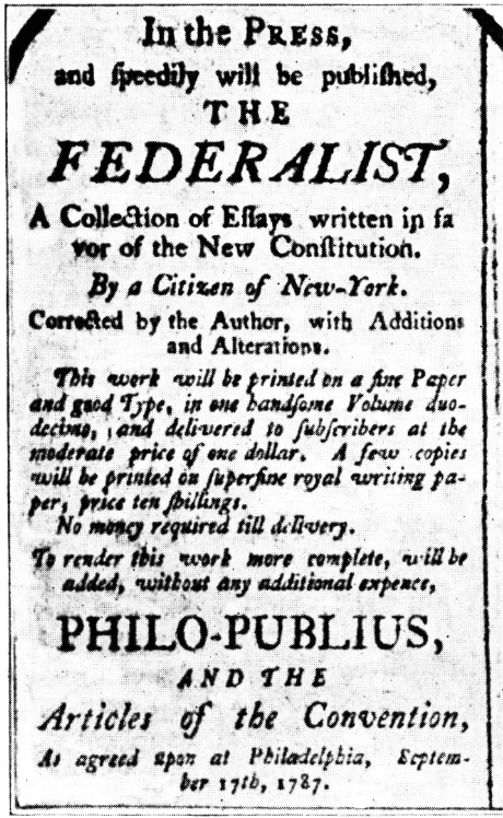 Tyranny of the Majority - Federalist #51