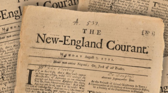 James Franklin's Press - The Education of Benjamin Franklin