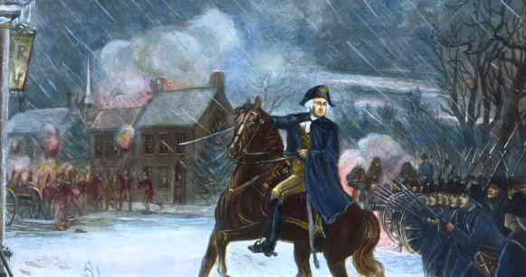 Thomas Henderson's House is Burned as Two Armies Converge 