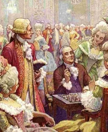 Abel James Persuades Franklin to Write His Autobiography