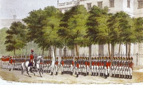 Samuel Wyllys and the First Company Governor's Foot Guard