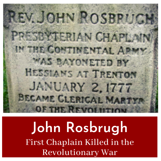 The Death of a Reverend - John Rosbrugh at Assunpink Creek