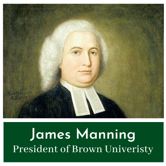 James Manning, Brown University and The French Army