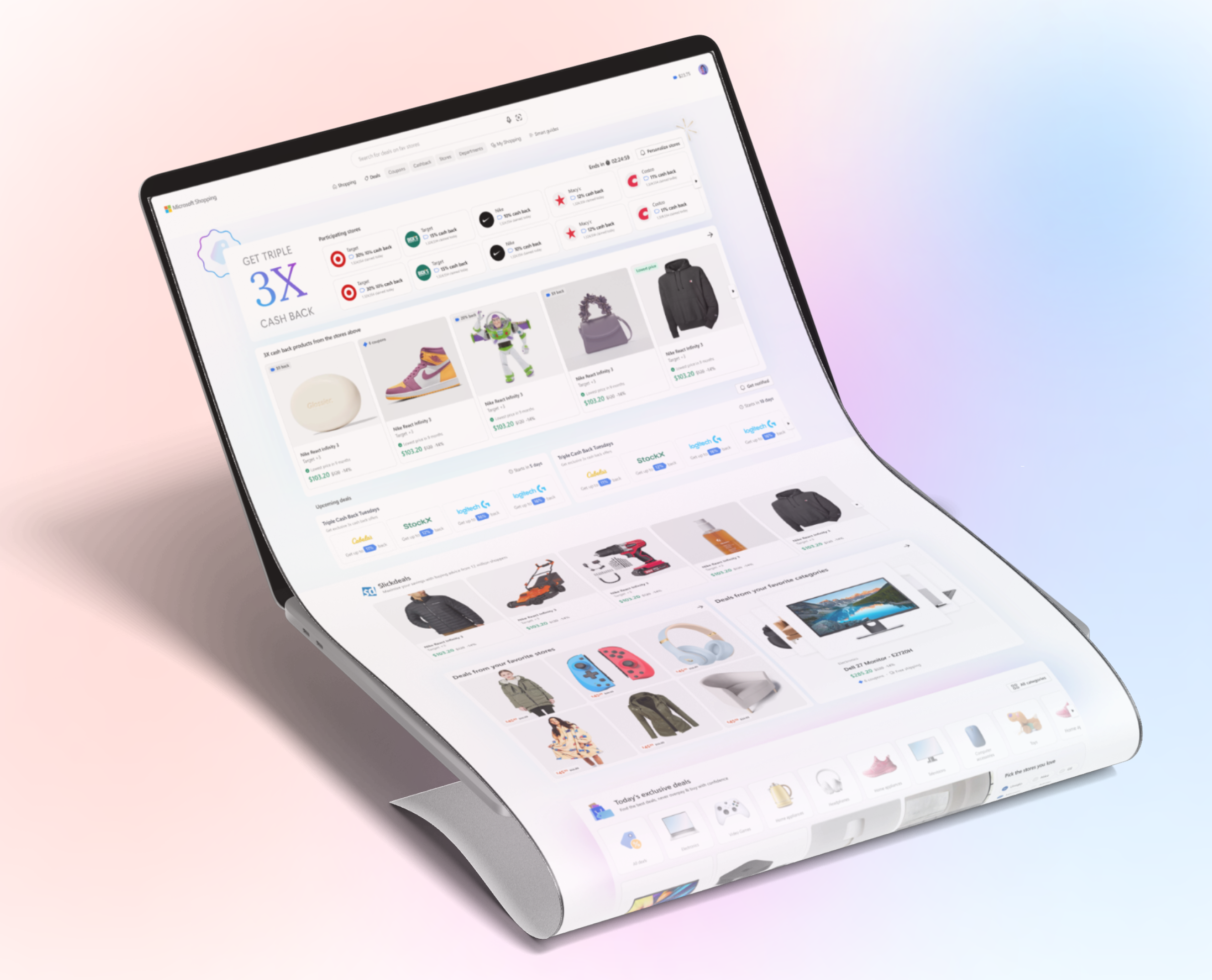 Microsoft Shopping Deals page (Coming soon)