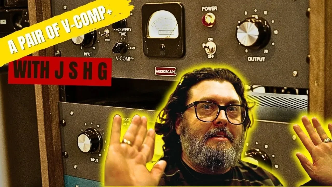 AudioScape V-comp+ breakdown. Two Mono Comps For Stereo Applications!