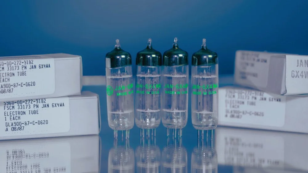 Why do AudioScape units use NOS tubes?