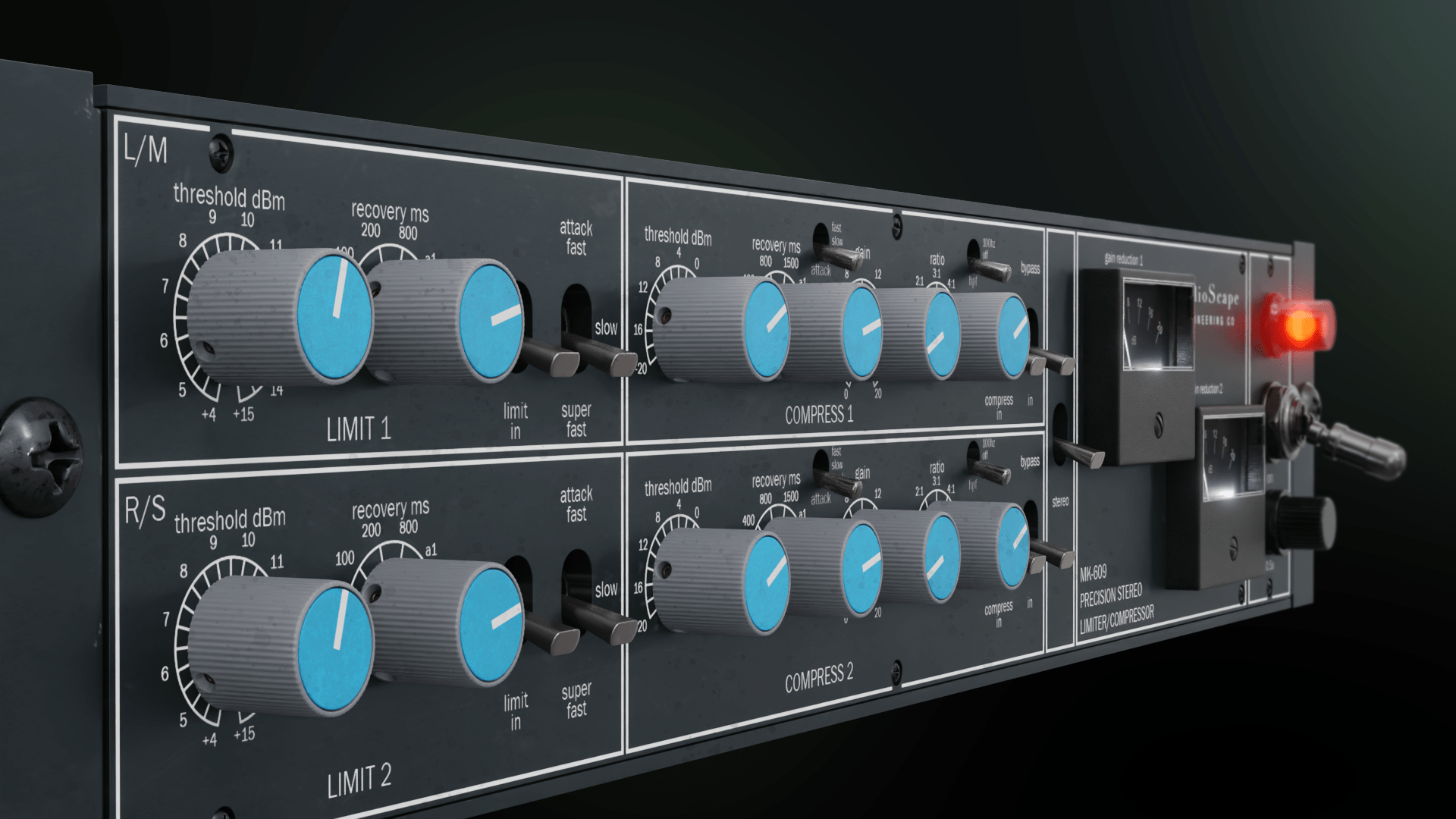 MK-609 Precision Stereo Diode Limiter/Compressor Plugin — Vintage