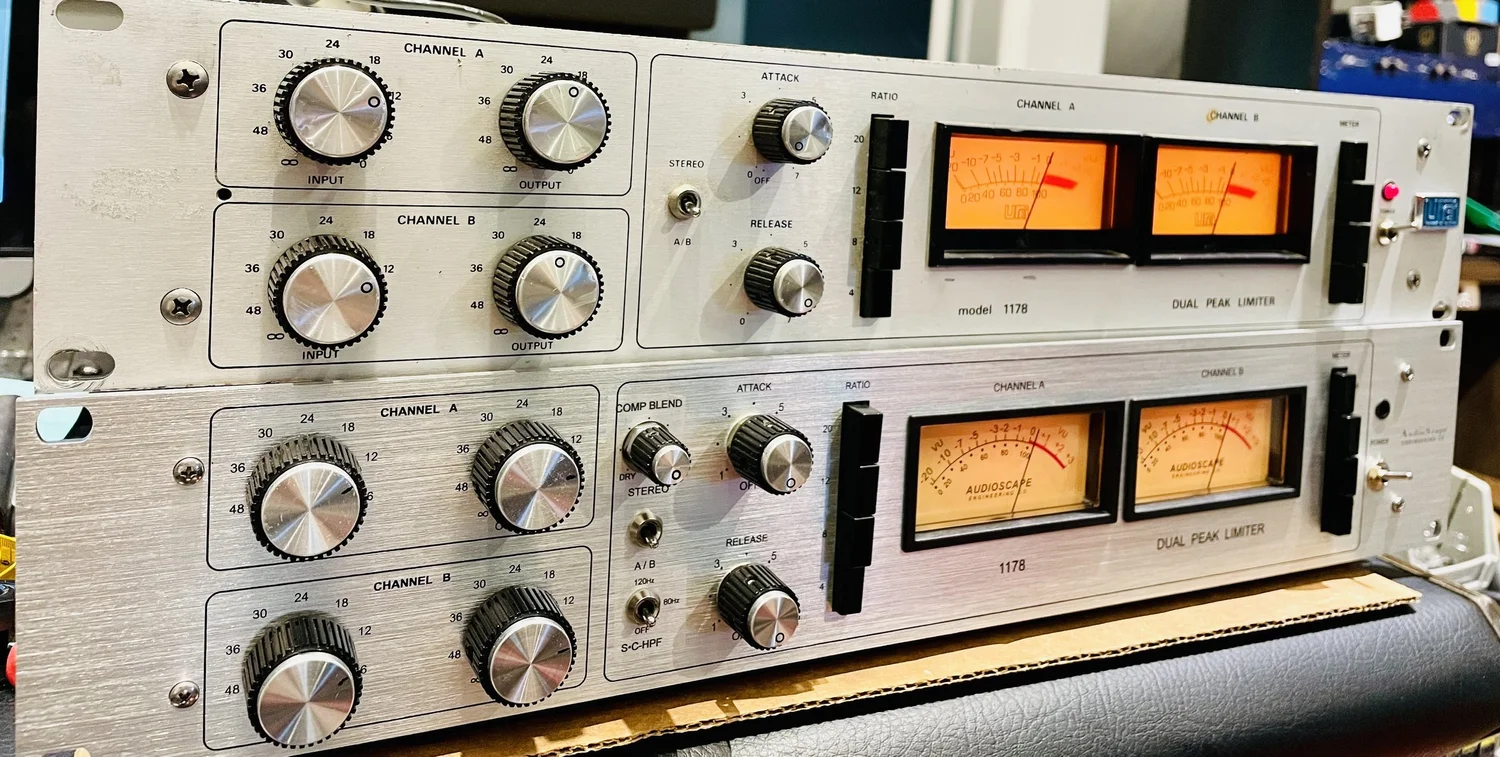 AS78 Dual Peak Limiter - 1178 Clone — Vintage Pro Audio Equipment 