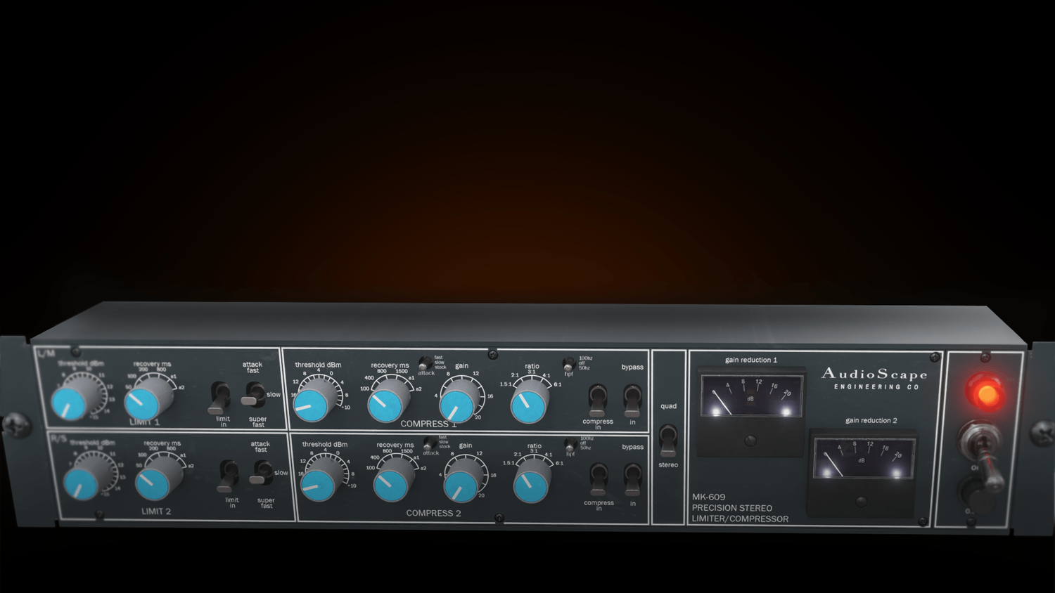 MK-609 Precision Stereo Diode Limiter/Compressor Plugin — Vintage