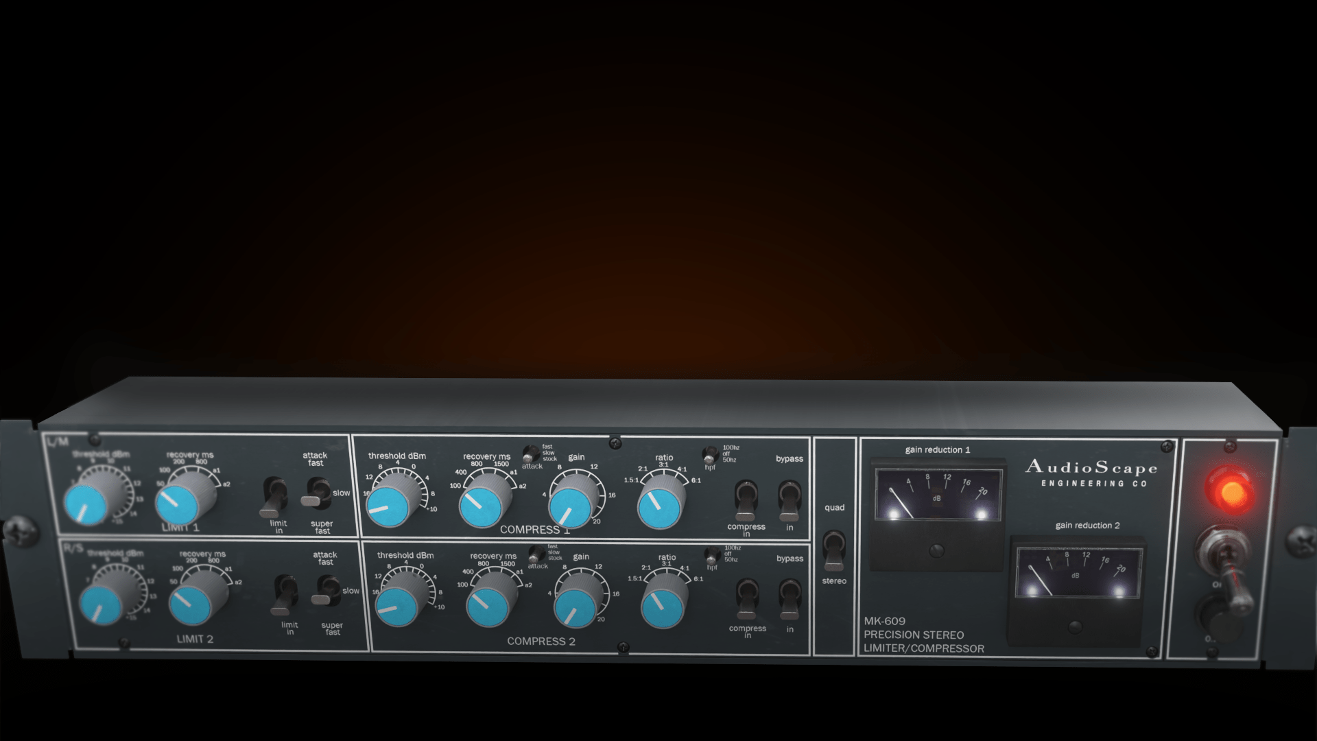 MK-609 Precision Stereo Diode Limiter/Compressor Plugin — Vintage