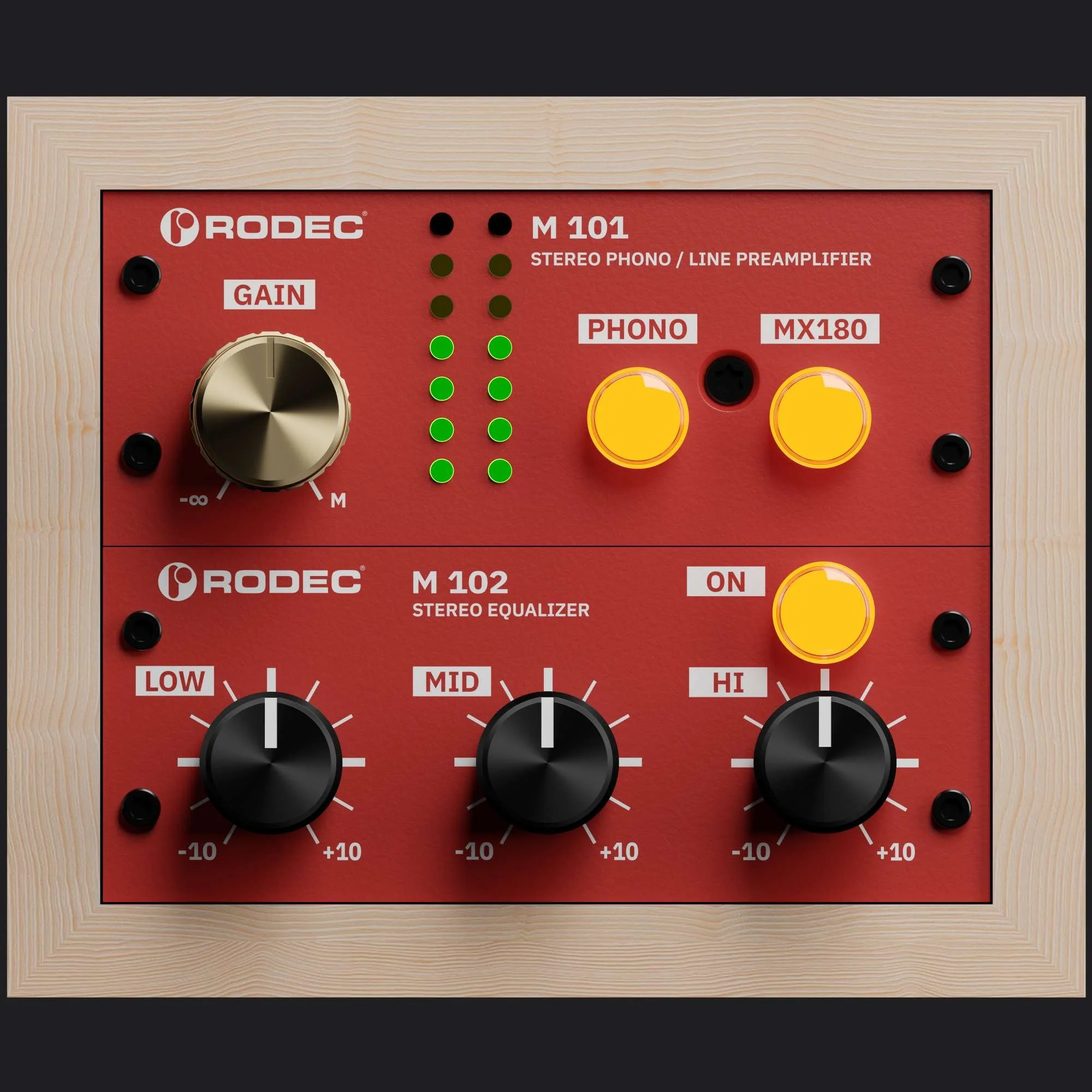 BUNK 01 - Maple carmine red