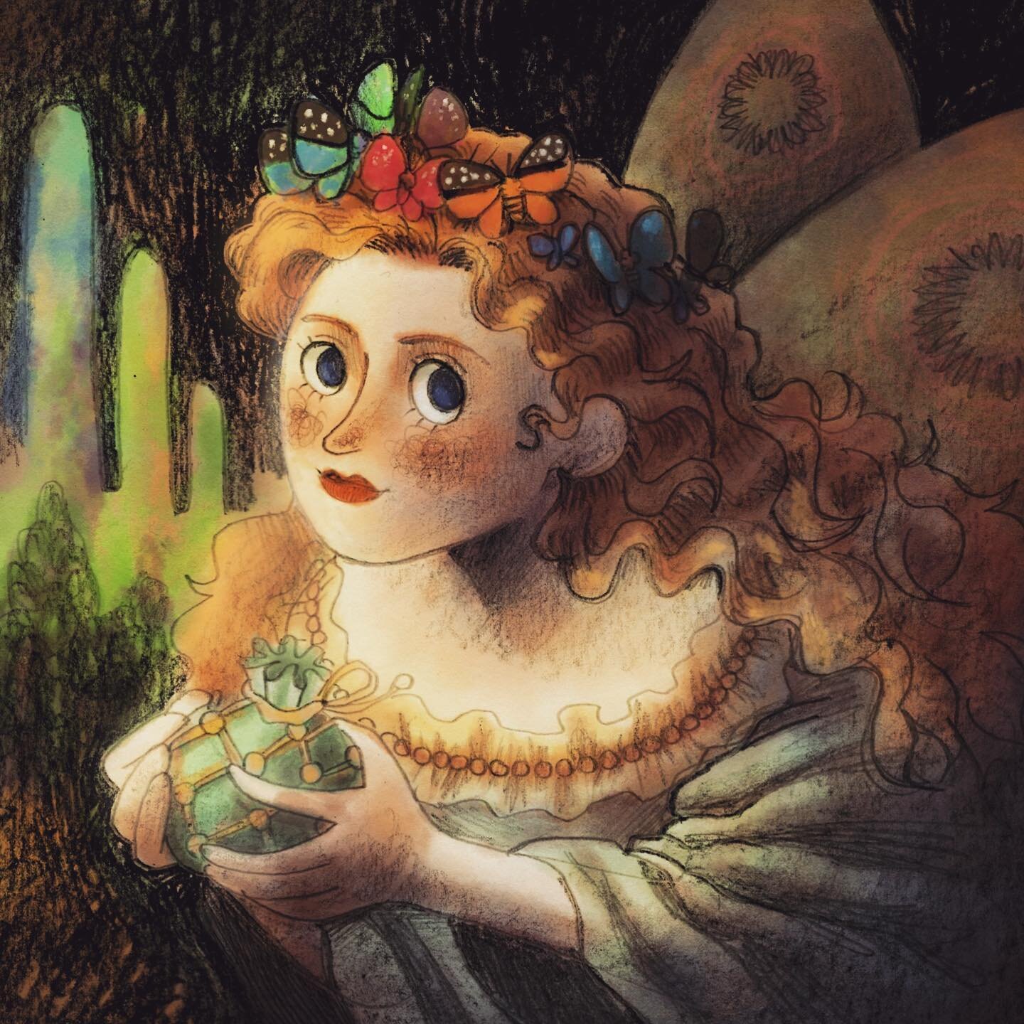 More old painting drawings 🌟 unwinding after work .
.
.
#fairy #victorianart #colourful #magic #illustration #illustratorsoninstagram #illustratorsofinstagram #instart #drawing #sketching #photoshop #imp #faerie #fae #pixie #victorian #painting #red