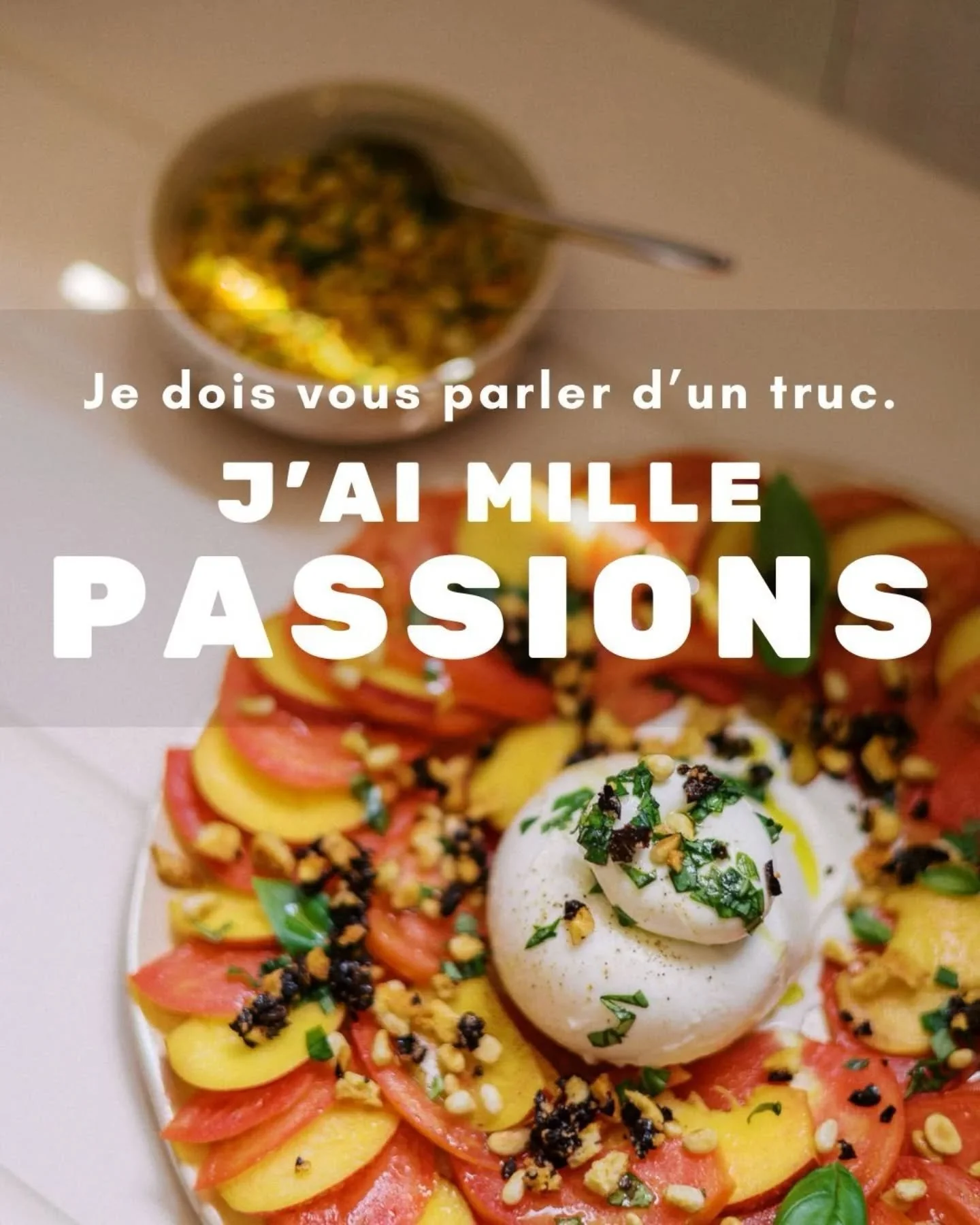 Vous avez une passion, un hobby ? Non, j'en ai 1000. J'ai jamais compris comment c'&eacute;tait possible de ne pas en avoir pleins. J'vous jure, j'en ai m&ecirc;me pas cit&eacute; 1/10e ici. Et y en a une nouvelle tous les trois mois... 

Et on a gra