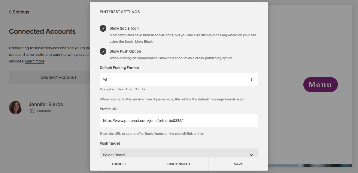 Squarespace Connected Account Settings.png