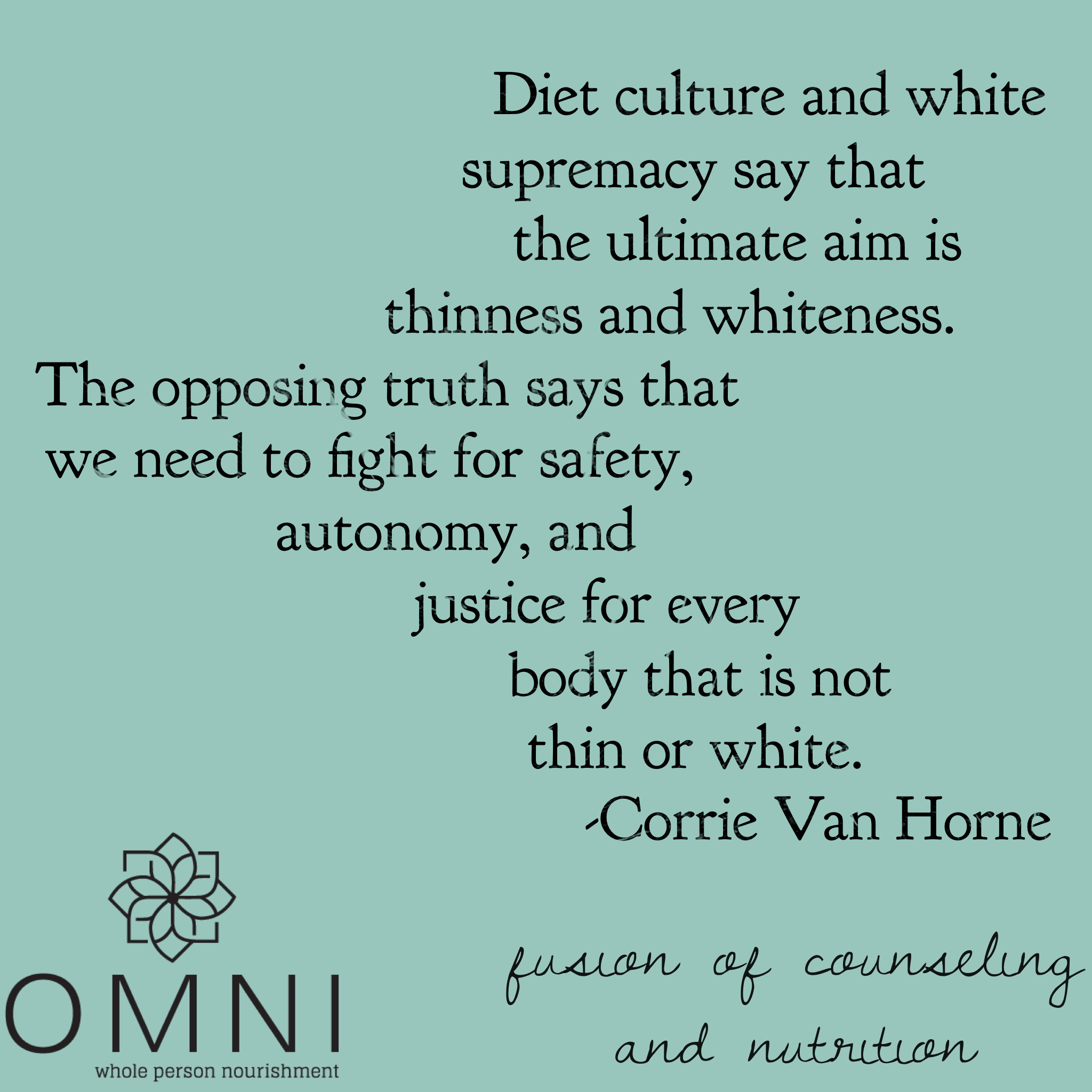 What’s the Connection: White Supremacy and Diet Culture 