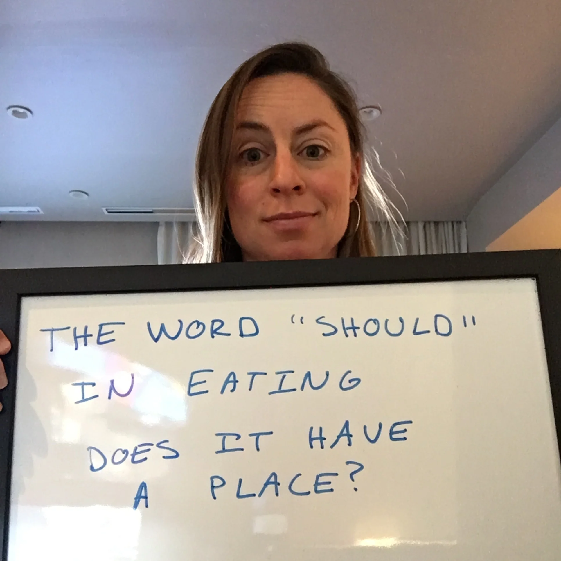 The Word "Should" in Eating... Does it Have a Place? 