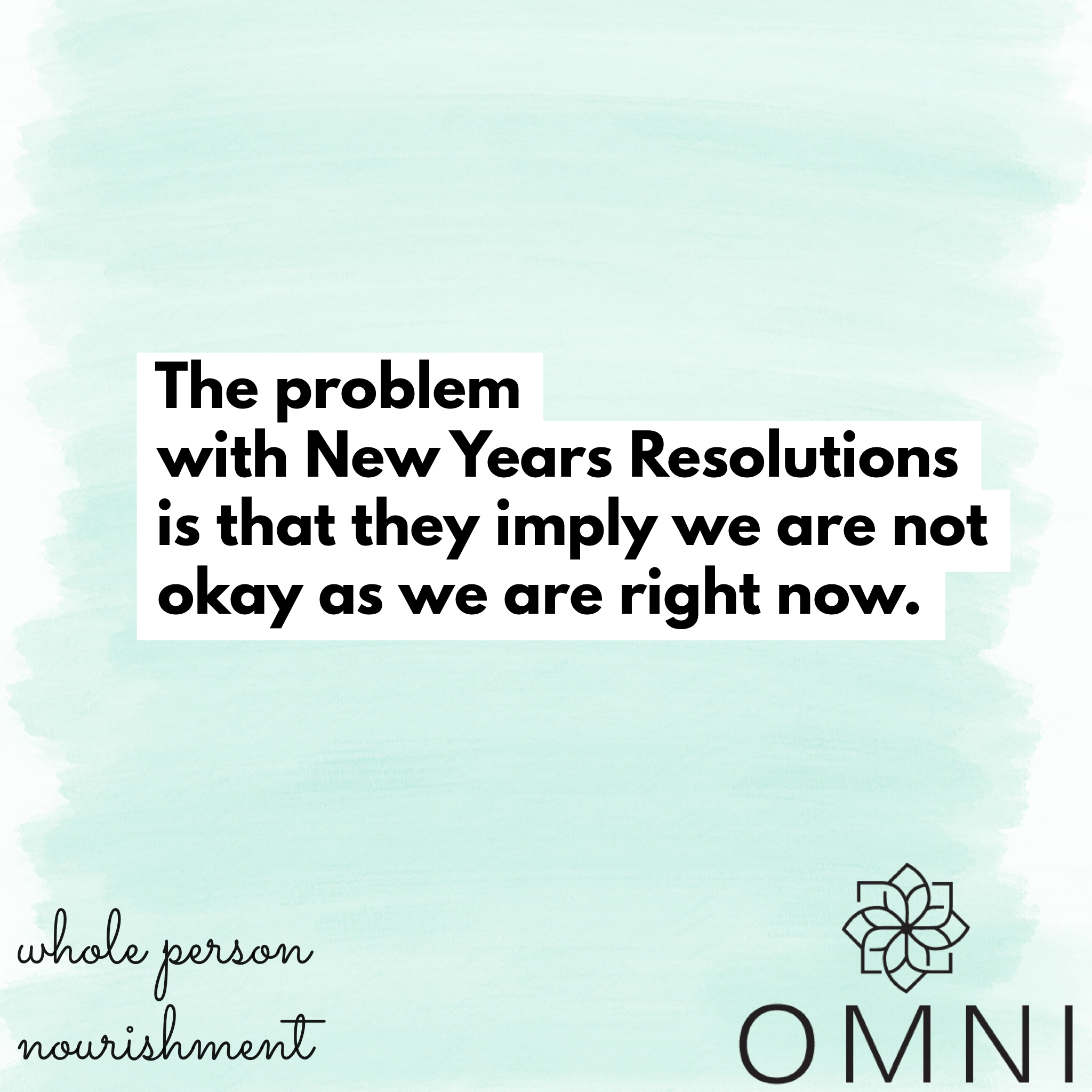 New Years Resolutions- Are They a Good Idea? 