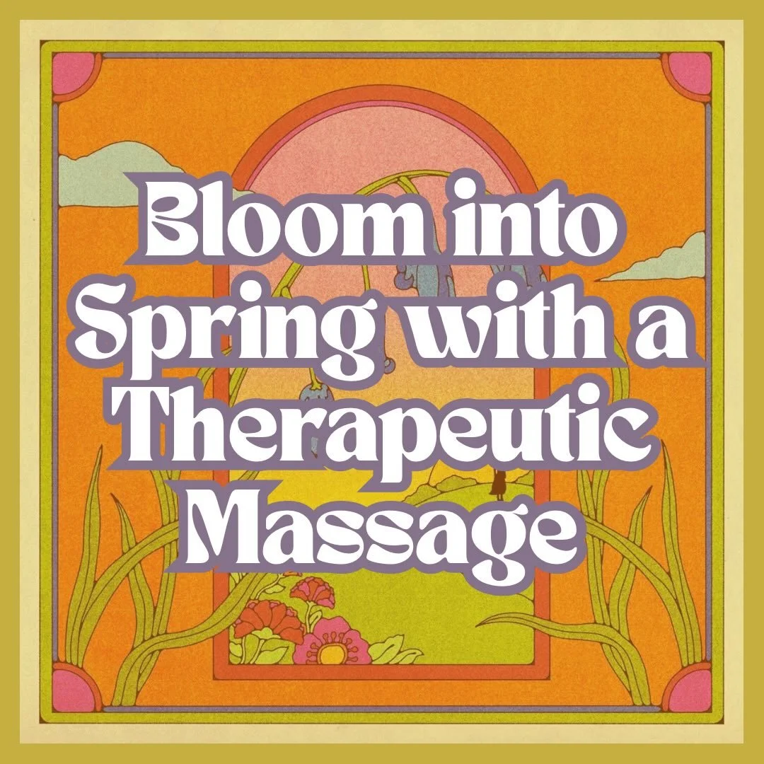 April Updates! 🌷 Yay for warmer days!
&bull;
🌼 I&rsquo;m running a special from now until April 30th ~ use Promo Code: SPRINGFLING for 20% off your next massage session. I offer bodywork sessions with cupping, hot rocks, and more at my private prac