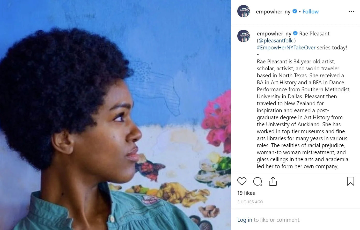 June 2019 EmpowHer NY Instagram Takeover, New York