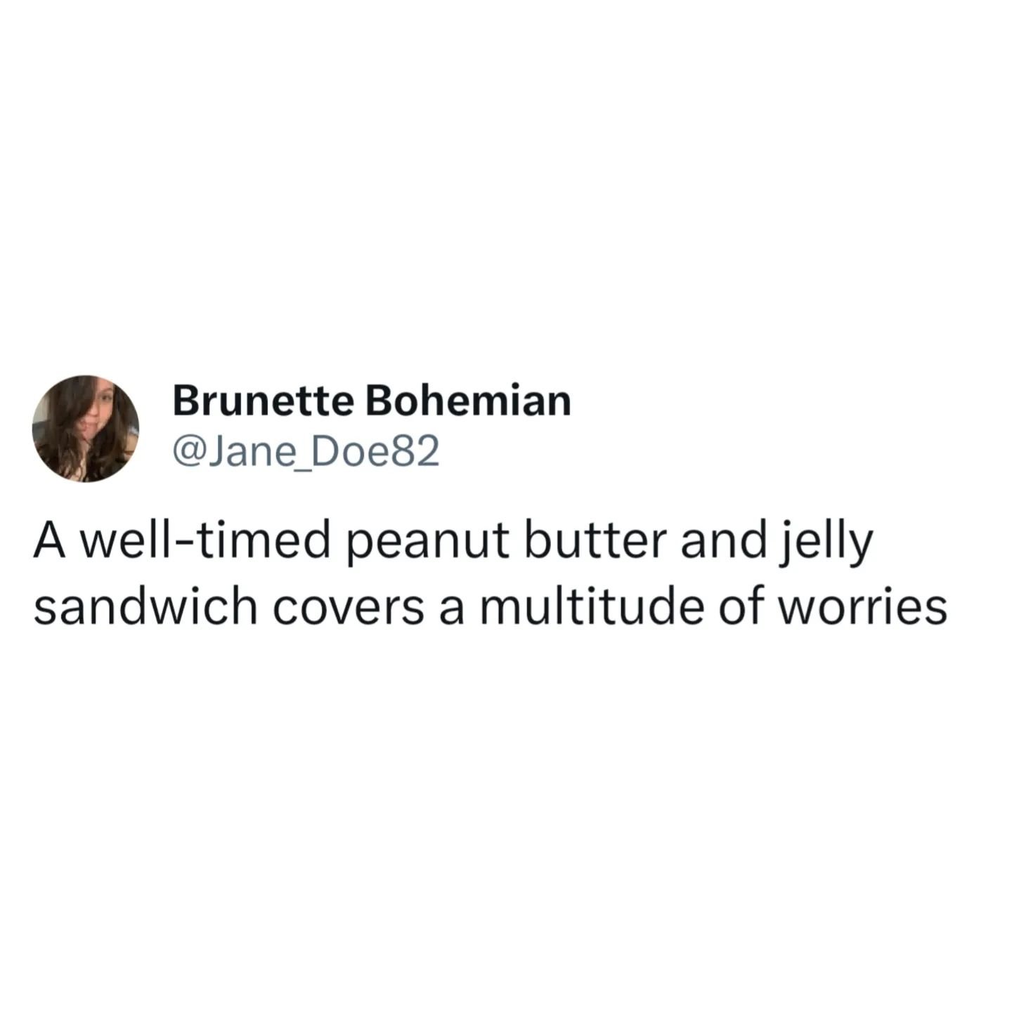 I am sorry to any and all people with peanut allergies and I wish you a very happy... jelly sandwich for your troubles 🥜🥪

Happy #MemeMonday! Make sure to check my stories for more laughs throughout the day!

If you want to be giggling every Monday
