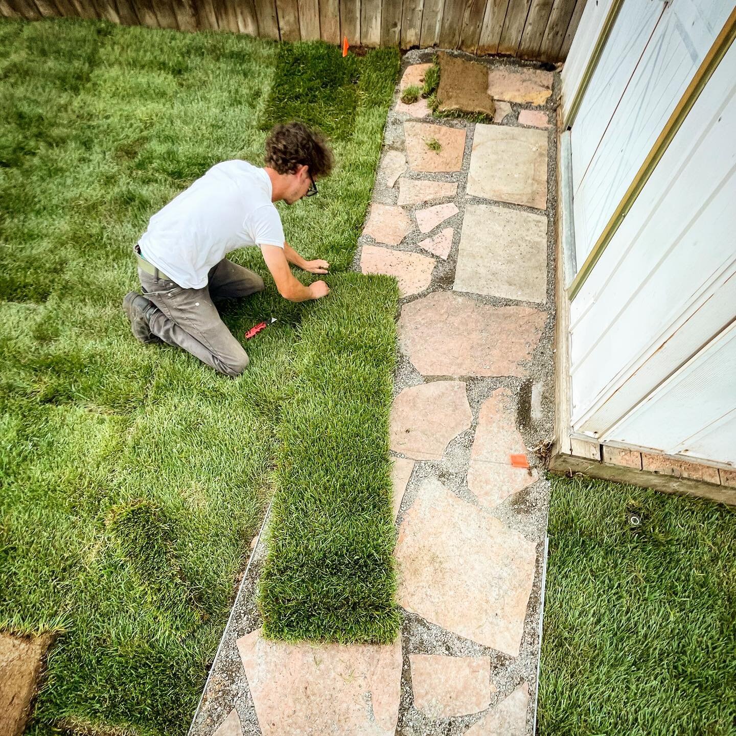 🪨🔨 The #youthscape crew laying down sod at a landscaping project! We are accepting landscaping estimates and scheduling out for August. Connect with our team using the link in bio! 
-
#fortcollinscolorado #greeleycolorado #landscaping #landscapingc