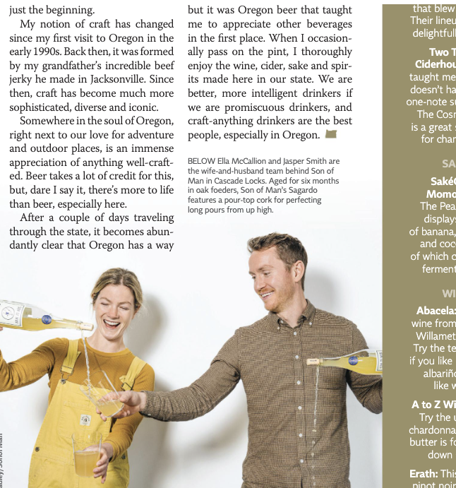 1859 Magazine - Jan 2026 "Fermentably Oregon" Inside