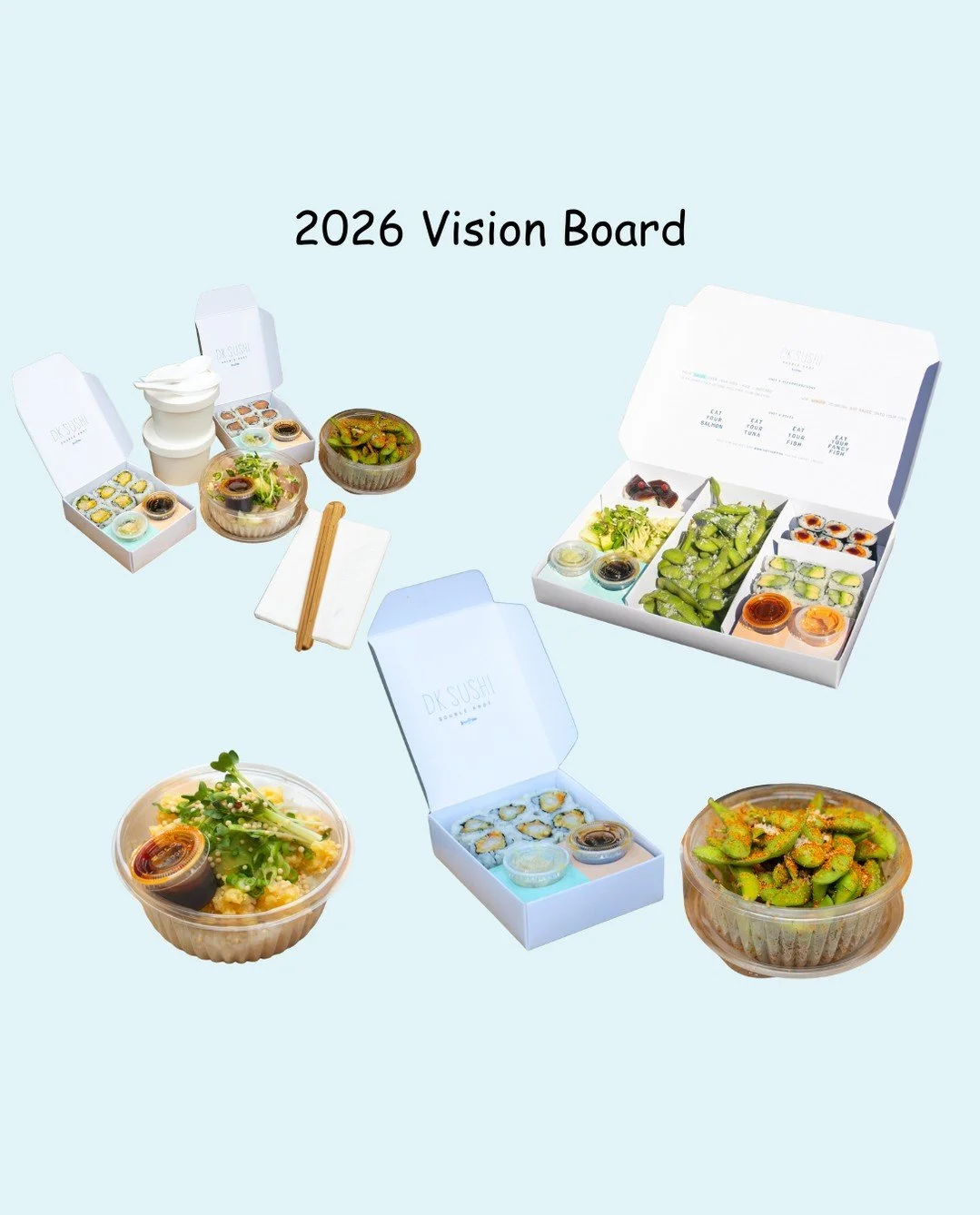 Setting goals for 2026 and somehow they all involve sushi 🍣 🥳