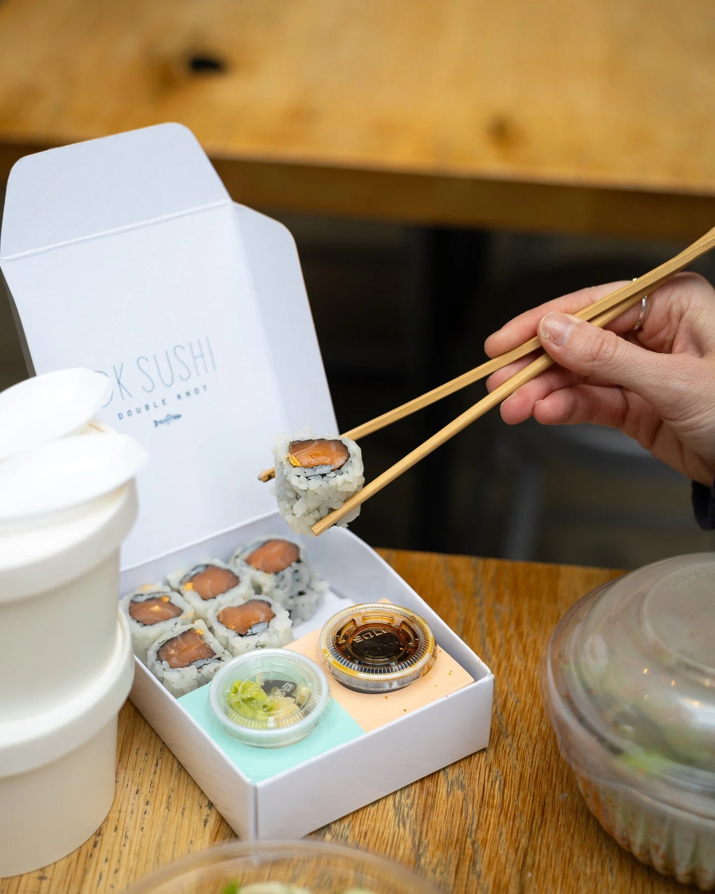 Today&rsquo;s agenda: DK Sushi for lunch ☺️ #sushi #lunch