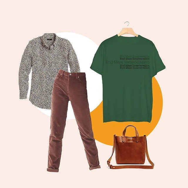 A little layering goes a long way // How will you style your reclaimed t-shirt? // Link in bio to shop! Snatch one. Send pics!