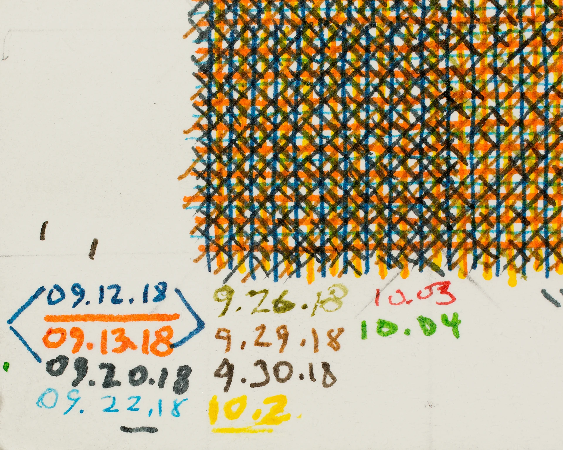 Detail of Paths of Moving Points: 10.10.18