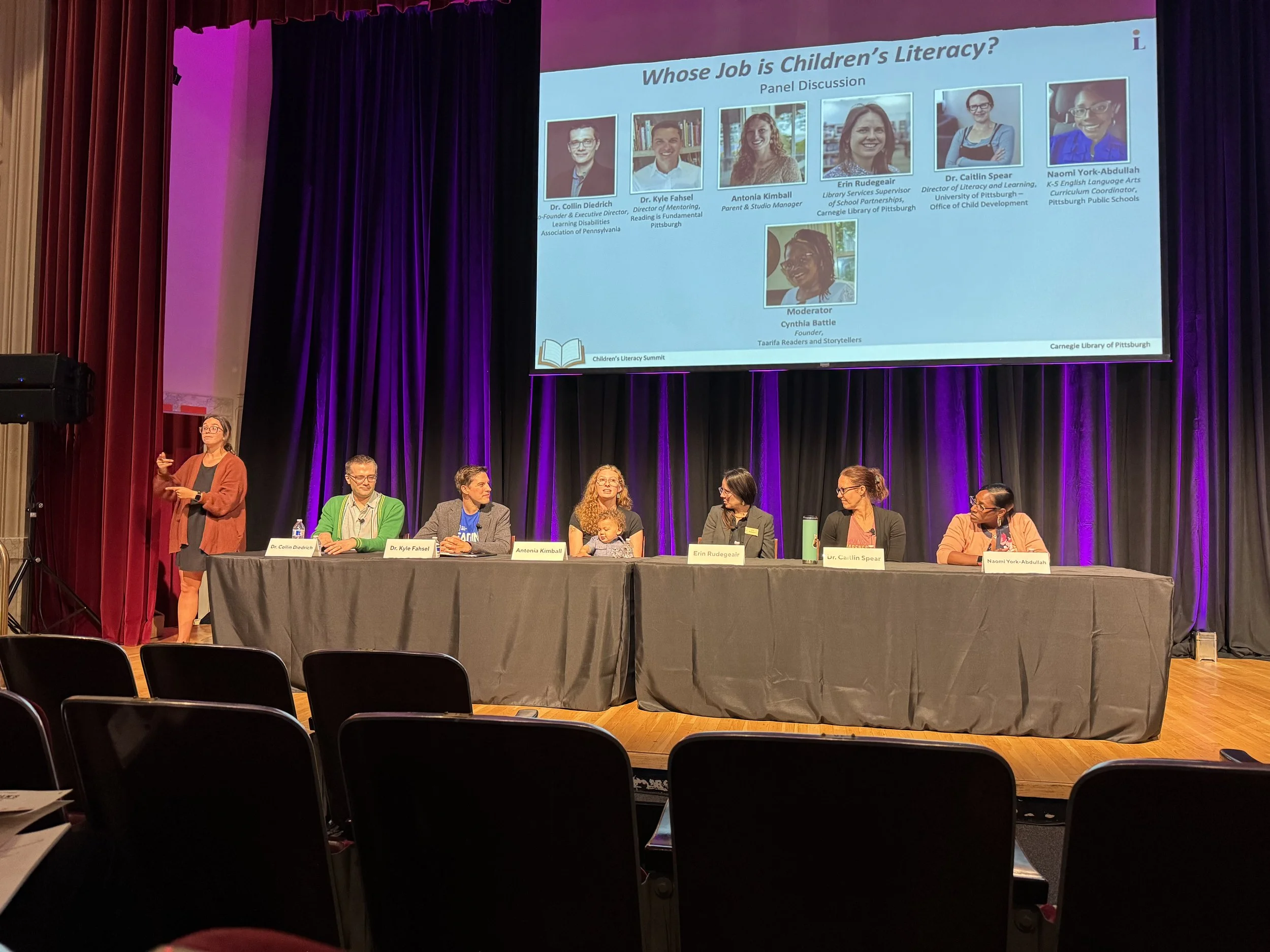 RIF Pittsburgh at the CLP's First Children's Literacy Summit