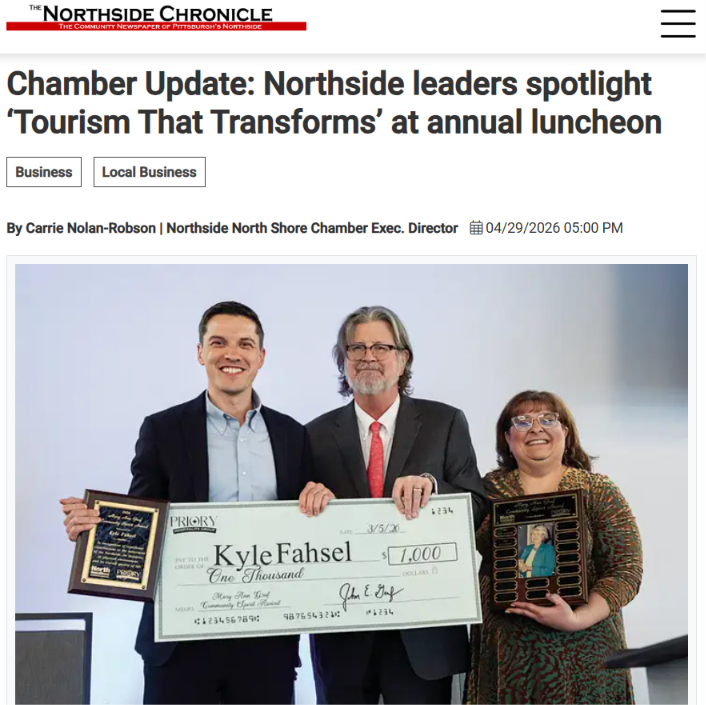 Northside Chronicle Spotlights RIF Pittsburgh and Mary Ann Graf Community Spirit Award