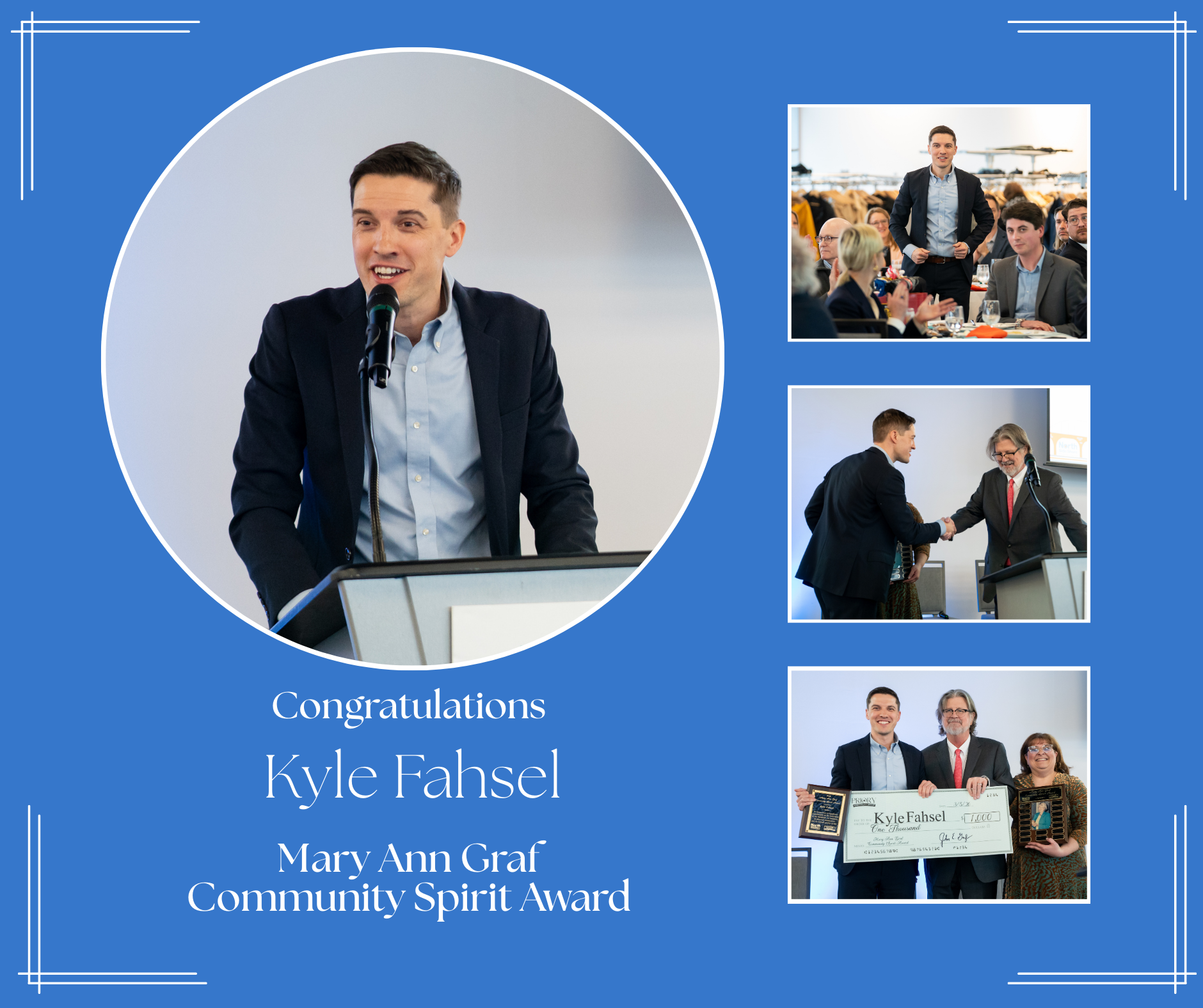 Congratulations on the Mary Graf Community Spirit Award!!