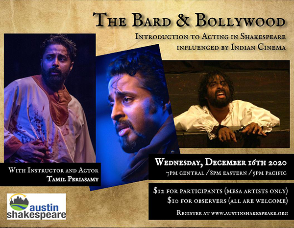 The Bard &amp; Bollywood: An introduction to acting in Shakespeare, influenced by Indian Cinema