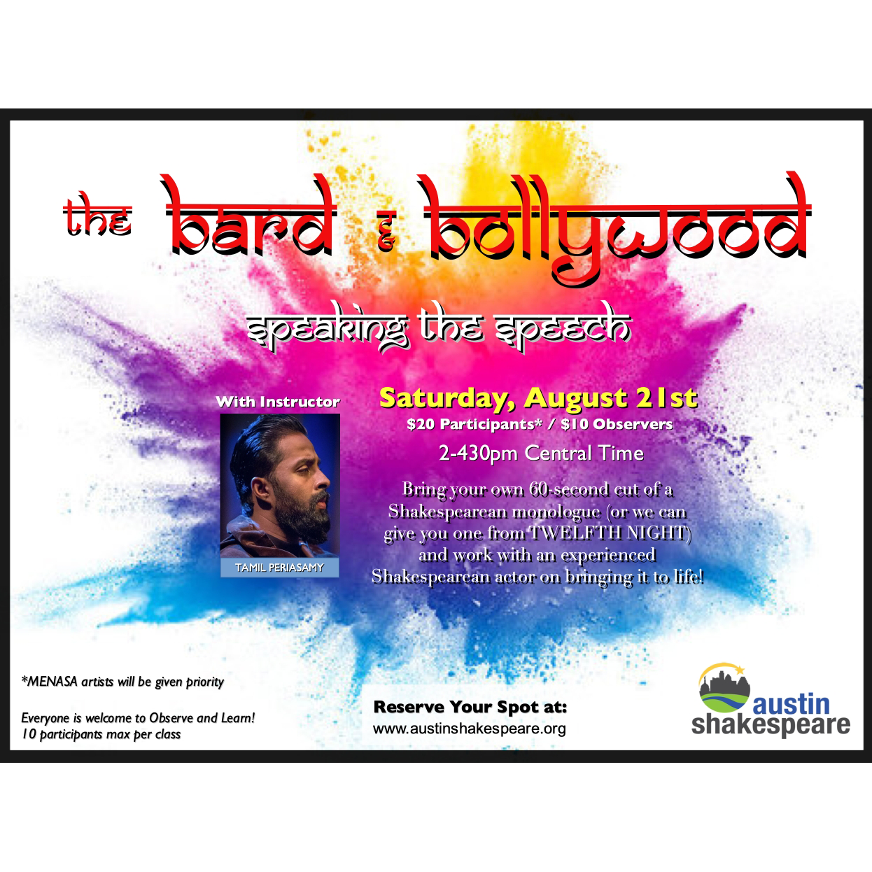 The Bard &amp; Bollywood: Speaking the Speech