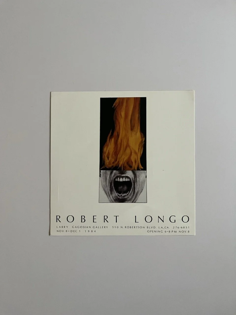 Robert Longo at Gagosian Gallery - 1984
