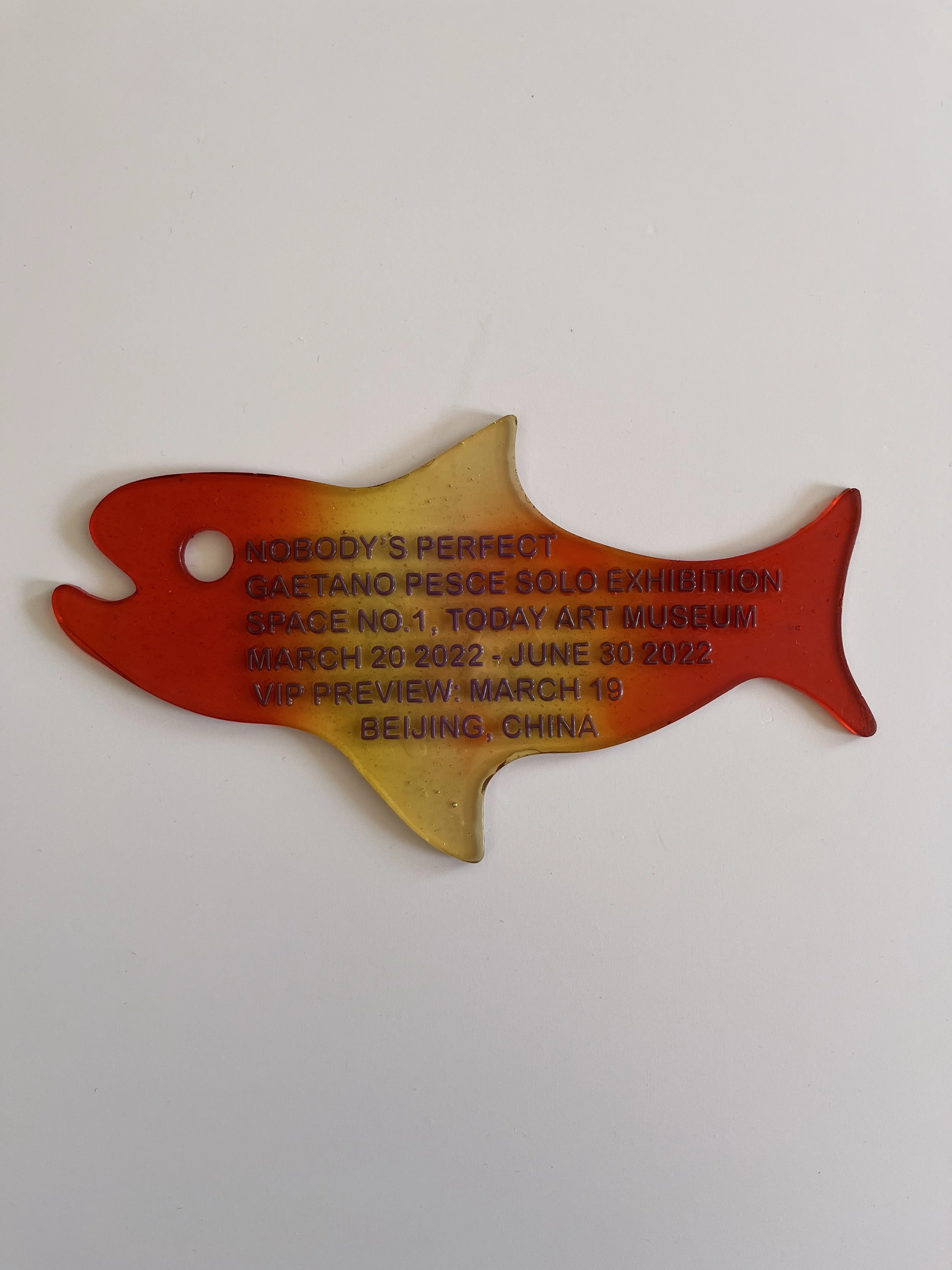 Gaetano Pesce Nobody's Perfect Resin Invite