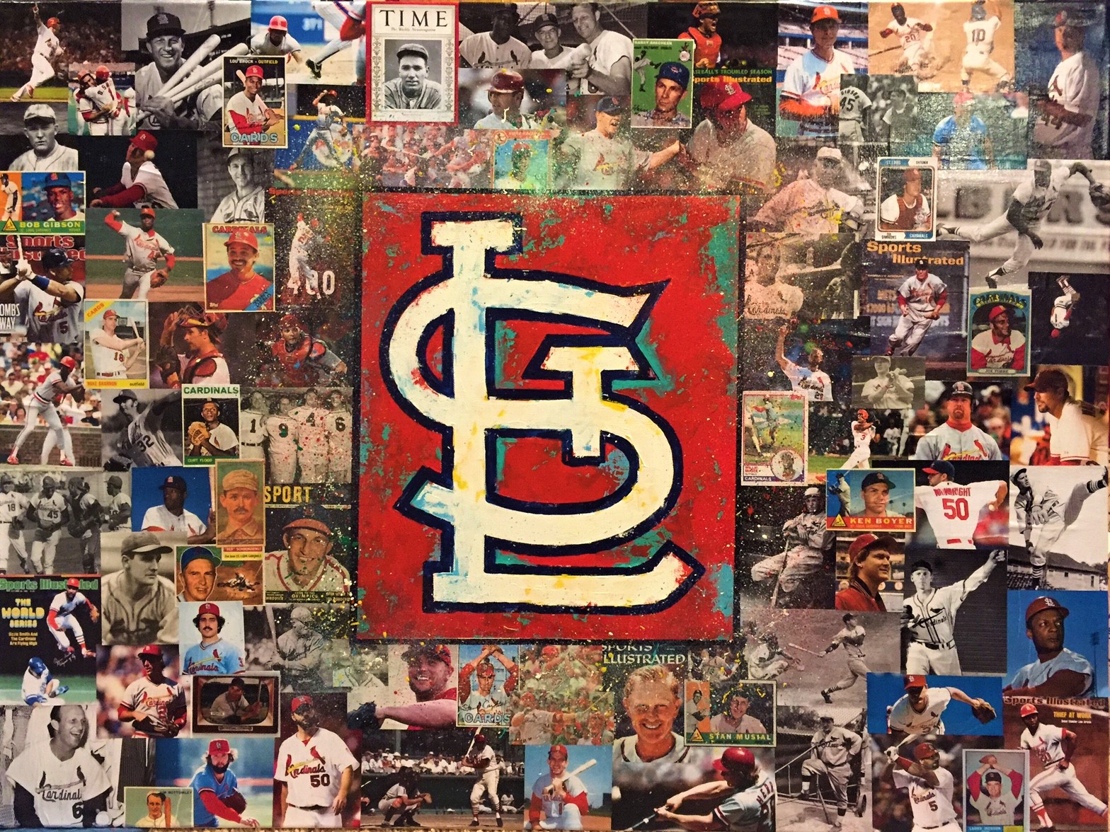 St. Louis Cardinals Collage — Al Sorenson Art