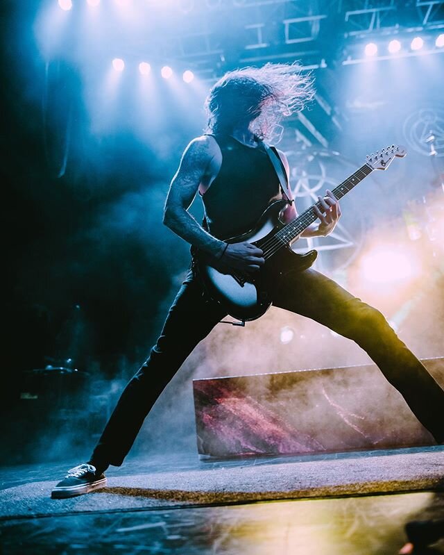 Through the darkest nights. .
.
.
.
.
.
.
#canon #photography #photographer #minkiewiczphoto #liveshot #live #concert #concertphotography #blue #red #aild #shapedbyfire #asilaydying