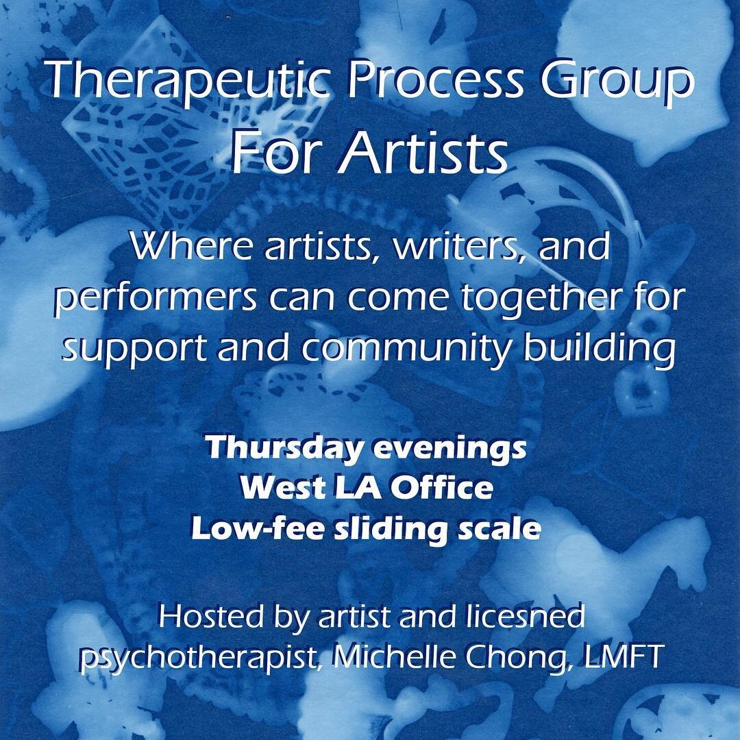 Calling artists, writers, and performers for a new process group #supportgroup #communitybuilding #mentalhealthcare #postmoderntherapy #narrativetherapy #westlosangeles