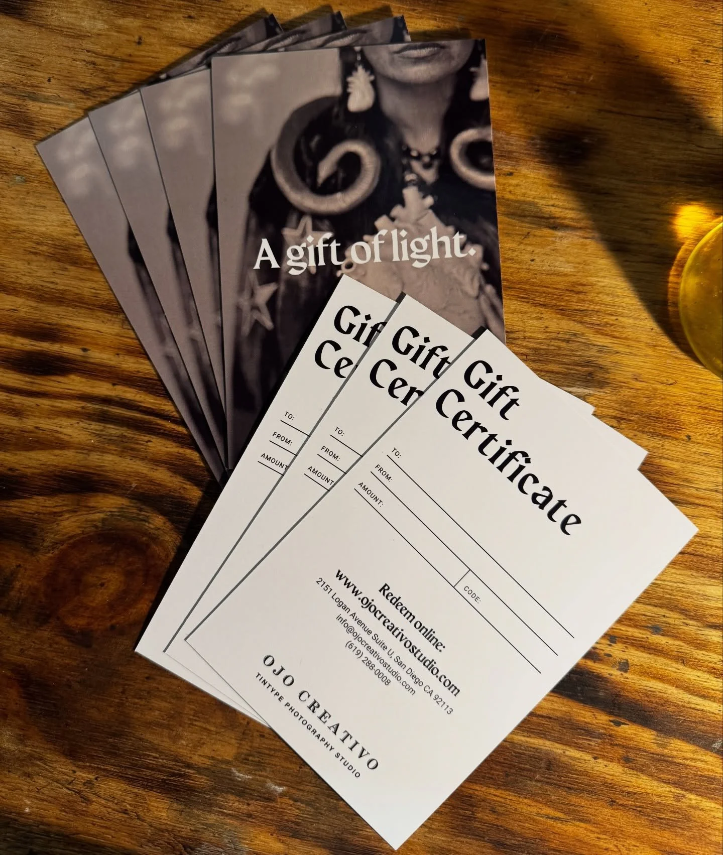 A gift of light ✨
I&rsquo;ll be in the studio this weekend from 12&ndash;4 pm for Small Business Saturday and Sunday.
If you&rsquo;d like to pick up a gift card in person, they&rsquo;re 15% off for the holiday weekend.
A simple way to support the stu