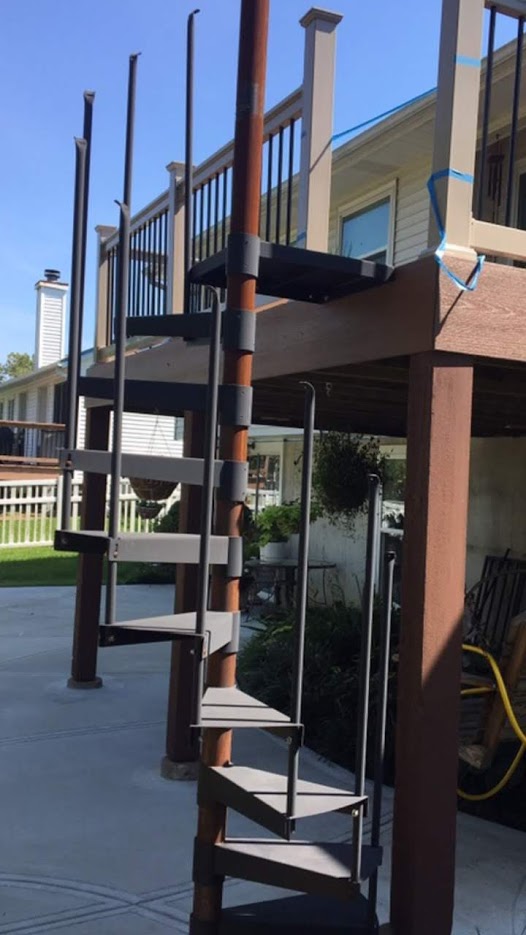 Spiral Staircase from Deck